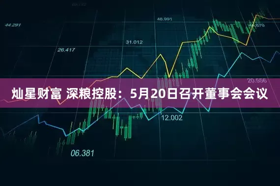 灿星财富 深粮控股：5月20日召开董事会会议